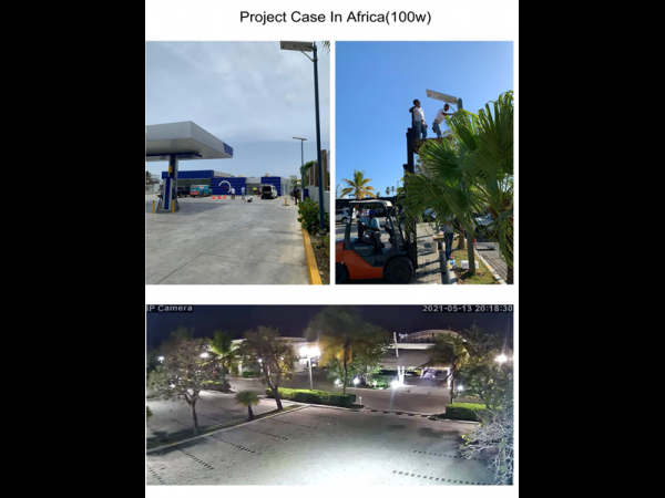 Africa solar street light project