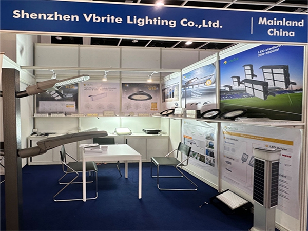 Vbrite lighting Attended 2023 HK lighting fair